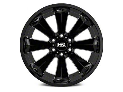 Hardrock Offroad Xplosive Xposed Gloss Black Milled 8-Lug Wheel; 22x12; -51mm Offset (03-09 RAM 2500)