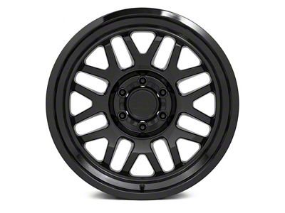 Black Rhino Delta Gloss Black 8-Lug Wheel; 18x9.5; -18mm Offset (10-18 RAM 3500 SRW)