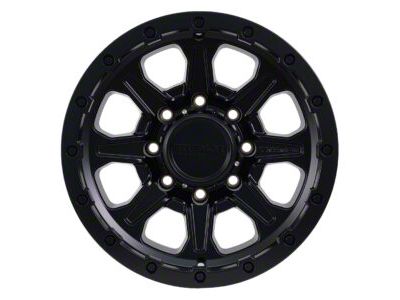 Tremor Wheels 103 Impact Satin Black 8-Lug Wheel; 20x9; 0mm Offset (20-24 Sierra 2500 HD)