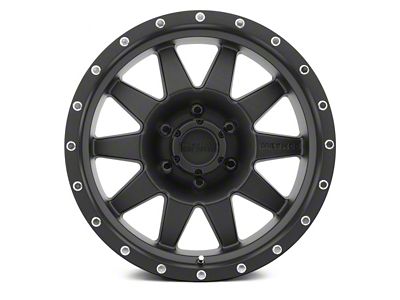 Method Race Wheels MR301 The Standard Matte Black 8-Lug Wheel; 17x8.5; 0mm Offset (07-10 Silverado 3500 HD SRW)