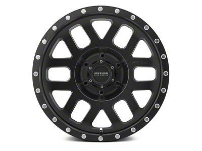 Method Race Wheels MR306 Mesh Matte Black 8-Lug Wheel; 18x9; -12mm Offset (07-10 Silverado 2500 HD)