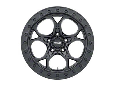 Weld Off-Road Ledge Eight Satin Black 8-Lug Wheel; 20x9; 0mm Offset (15-19 Sierra 3500 HD SRW)