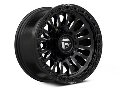 Fuel Wheels Rincon Gloss Black Milled 8-Lug Wheel; 20x10; -18mm Offset (07-10 Sierra 2500 HD)