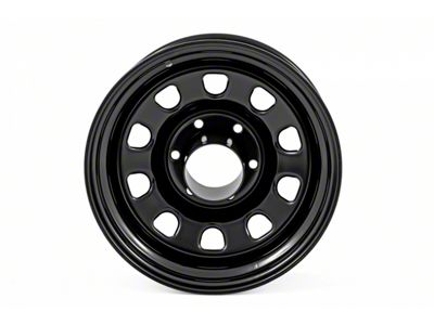 Rough Country Steel Gloss Black 8-Lug Wheel; 16x8; -6mm Offset (07-10 Silverado 2500 HD)