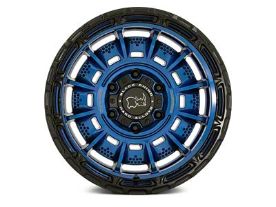 Black Rhino Legion Cobalt Blue with Black Lip 8-Lug Wheel; 20x10; -18mm Offset (20-24 Sierra 2500 HD)