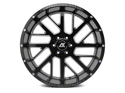 Axe Wheels AX2.0 Gloss Black Milled 8-Lug Wheel; 20x12; -44mm Offset (11-14 Sierra 2500 HD)