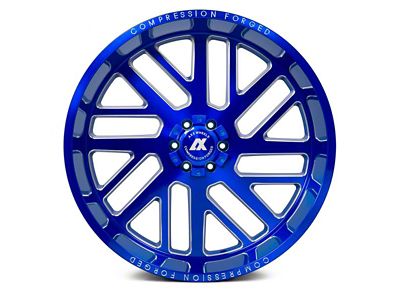 Axe Wheels AX2.7 Candy Blue 8-Lug Wheel; 22x12; -44mm Offset (07-10 Sierra 3500 HD SRW)