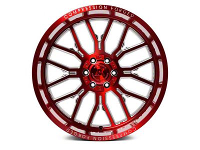 Axe Wheels AX6.2 Candy Red 8-Lug Wheel; 22x12; -44mm Offset (07-10 Sierra 2500 HD)