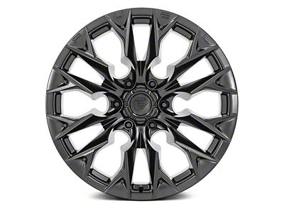 Fuel Wheels Flame Blackout 8-Lug Wheel; 20x10; -18mm Offset (20-24 Silverado 2500 HD)