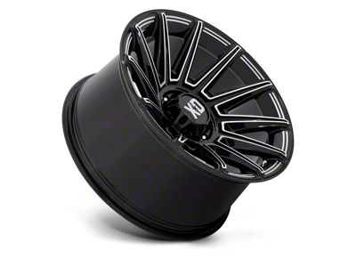 XD Specter Gloss Black Milled 8-Lug Wheel; 20x10; -18mm Offset (03-09 RAM 3500 SRW)