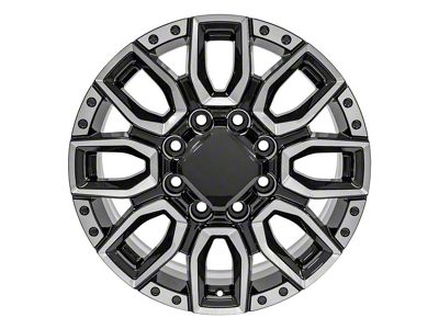 CV97B Black 8-Lug Wheel; 20x8.5; 47mm Offset (20-24 Sierra 2500 HD)