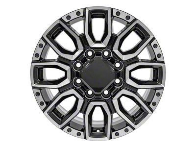 CV97B Black 8-Lug Wheel; 20x8.5; 47mm Offset (11-14 Sierra 2500 HD)