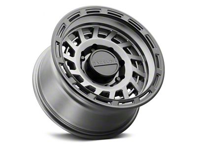 Raceline Halo Gunmetal with Black Lip 8-Lug Wheel; 18x9; -12mm Offset (19-24 RAM 3500 SRW)