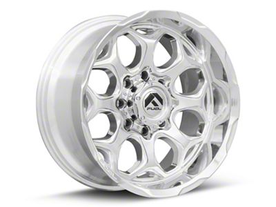 Fuel Wheels Scepter Polished Milled 8-Lug Wheel; 22x12; -44mm Offset (07-10 Sierra 2500 HD)