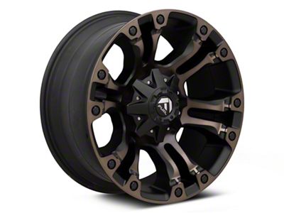 Fuel Wheels Vapor Matte Black Double Dark Tint 8-Lug Wheel; 20x9; 1mm Offset (15-19 Sierra 2500 HD)