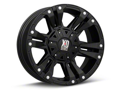 XD Monster II Matte Black 8-Lug Wheel; 17x9; 18mm Offset (20-24 Sierra 2500 HD)