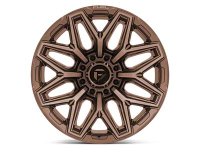 Fuel Wheels Flux Platinum Bronze 8-Lug Wheel; 20x9; 1mm Offset (07-10 Silverado 2500 HD)