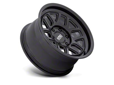 KMC Mesa Satin Black 8-Lug Wheel; 18x9; -12mm Offset (07-10 Silverado 2500 HD)