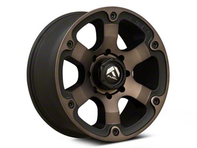 Fuel Wheels Beast Matte Black Double Dark Tint 8-Lug Wheel; 18x9; 1mm Offset (20-24 Sierra 2500 HD)