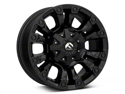 Fuel Wheels Vapor Matte Black 8-Lug Wheel; 20x9; 1mm Offset (15-19 Sierra 2500 HD)