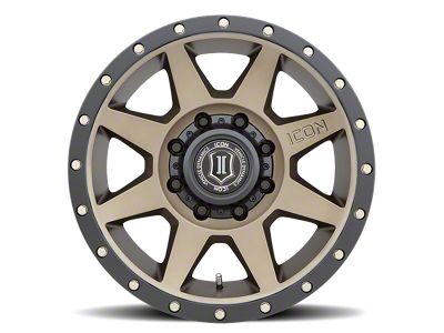 ICON Alloys Rebound Bronze 8-Lug Wheel; 20x9; 12mm Offset (20-24 Silverado 2500 HD)