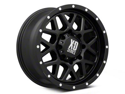 XD Grenade Satin Black 8-Lug Wheel; 20x9; 18mm Offset (19-24 RAM 2500)