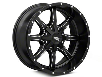 Moto Metal MO970 Semi Gloss Black Milled 8-Lug Wheel; 16x8; 0mm Offset (19-24 RAM 2500)