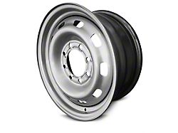 10-Slot Replica Steel Silver 8-Lug Wheel; 17x7.5; 45mm Offset (10-18 RAM 2500)