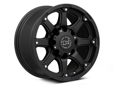 Black Rhino Glamis Matte Black 8-Lug Wheel; 18x9; -12mm Offset (03-09 RAM 2500)