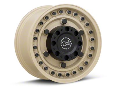 Black Rhino Armory Desert Sand 8-Lug Wheel; 18x9.5; 6mm Offset (19-24 RAM 2500)