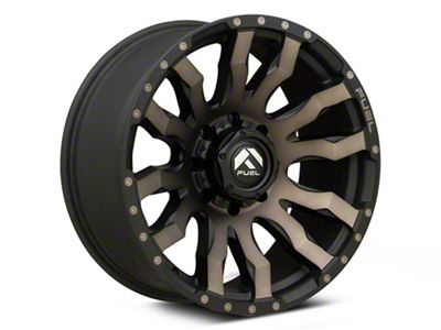 Fuel Wheels Blitz Matte Black Double Dark Tint 8-Lug Wheel; 18x9; 1mm Offset (15-19 Silverado 2500 HD)