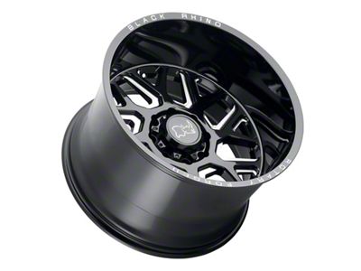 Black Rhino Reaper Gloss Black Milled 8-Lug Wheel; 20x11.5; -44mm Offset (15-19 Sierra 2500 HD)