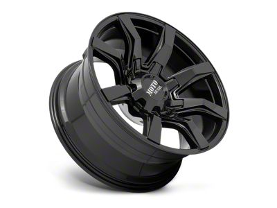 Moto Metal MO804 Spider Gloss Black 8-Lug Wheel; 20x9; 18mm Offset (15-19 Sierra 2500 HD)