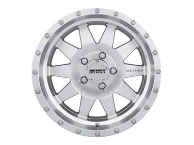 Method Race Wheels MR301 The Standard Machined 5-Lug Wheel; 17x9; -12mm Offset (09-18 RAM 1500)