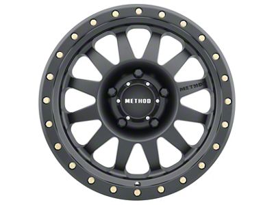 Method Race Wheels MR304 Double Standard Matte Black 5-Lug Wheel; 17x8.5; 0mm Offset (09-18 RAM 1500)