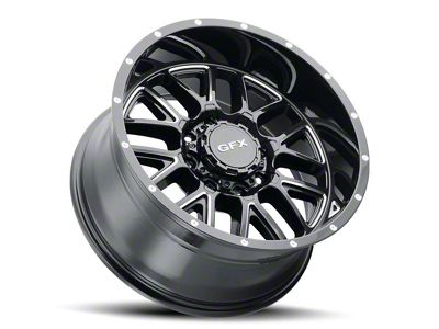 G-FX TM-5 Gloss Black Milled 5-Lug Wheel; 20x9; 18mm Offset (09-18 RAM 1500)