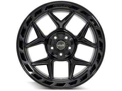 4Play 4P55 Brushed Black 5-Lug Wheel; 20x10; -18mm Offset (09-18 RAM 1500)