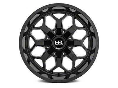 Hardrock Offroad Indestructible Gloss Black 5-Lug Wheel; 20x12; -51mm Offset (02-08 RAM 1500, Excluding Mega Cab)