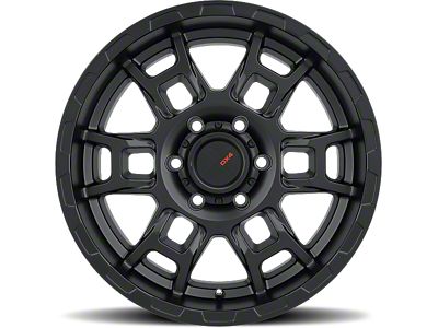 DX4 Wheels Beast Flat Black 5-Lug Wheel; 17x8.5; 0mm Offset (09-18 RAM 1500)