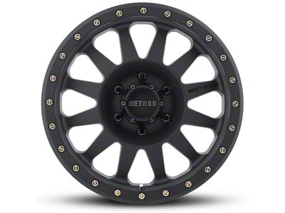 Method Race Wheels MR304 Double Standard Matte Black 8-Lug Wheel; 17x8.5; 0mm Offset (23-24 F-250 Super Duty)