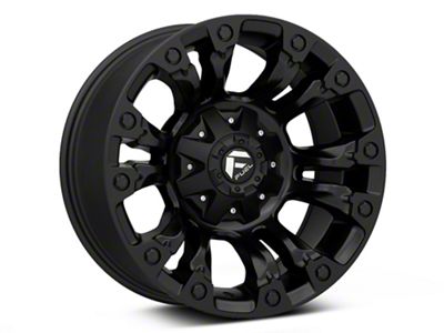 Fuel Wheels Vapor Matte Black 5-Lug Wheel; 18x9; -12mm Offset (02-08 RAM 1500, Excluding Mega Cab)