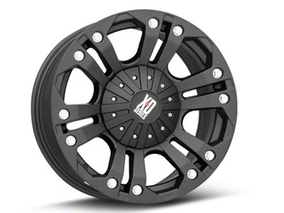XD Monster Matte Black 5-Lug Wheel; 18x9; 35mm Offset (05-11 Dakota)