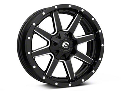 Fuel Wheels Maverick Gloss Black Milled 5-Lug Wheel; 20x9; 1mm Offset (09-18 RAM 1500)