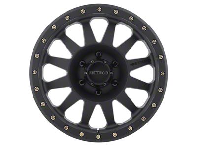 Method Race Wheels MR304 Double Standard Matte Black 6-Lug Wheel; 18x9; -12mm Offset (19-24 Silverado 1500)