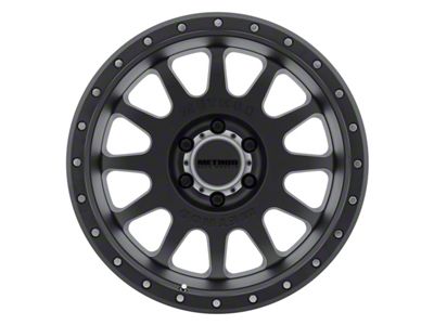 Method Race Wheels MR605 NV Matte Black 6-Lug Wheel; 20x9; -12mm Offset (19-24 Silverado 1500)