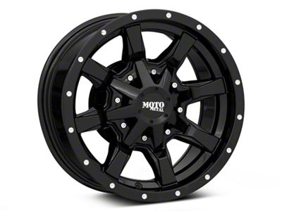 Moto Metal MO970 Gloss Black 6-Lug Wheel; 16x8; 0mm Offset (19-22 RAM 1500)