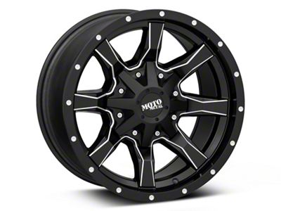 Moto Metal MO970 Satin Black Milled 5-Lug Wheel; 17x9; -12mm Offset (09-18 RAM 1500)