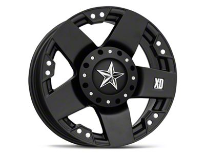 XD Rockstar Matte Black 5-Lug Wheel; 18x9; 0mm Offset (09-18 RAM 1500)