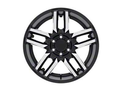 Black Rhino Mesa Matte Black Machined 5-Lug Wheel; 20x9; 2mm Offset (02-08 RAM 1500, Excluding Mega Cab)