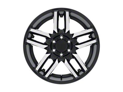 Black Rhino Mesa Matte Black Machined 6-Lug Wheel; 20x9; 12mm Offset (21-24 F-150)